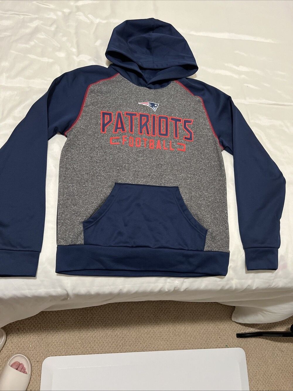 Fanatics Men’s New England Patriots Chiller Hoodie Sweatshirt Medium M NFL